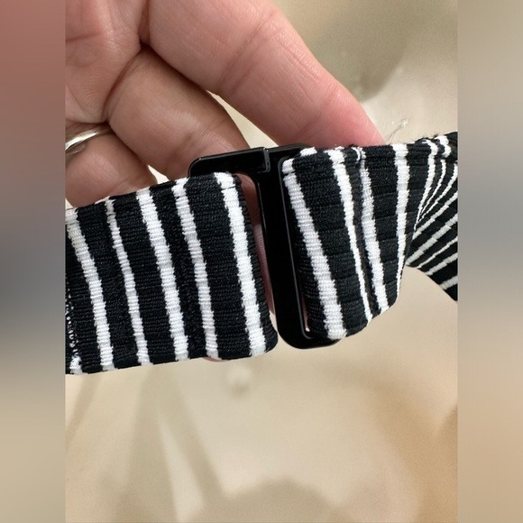 Seafolly PLUS SIZE Women's Dd Bra Bikini Top ONLY Swimsuit in Go Overboard Black - Picture 9 of 10